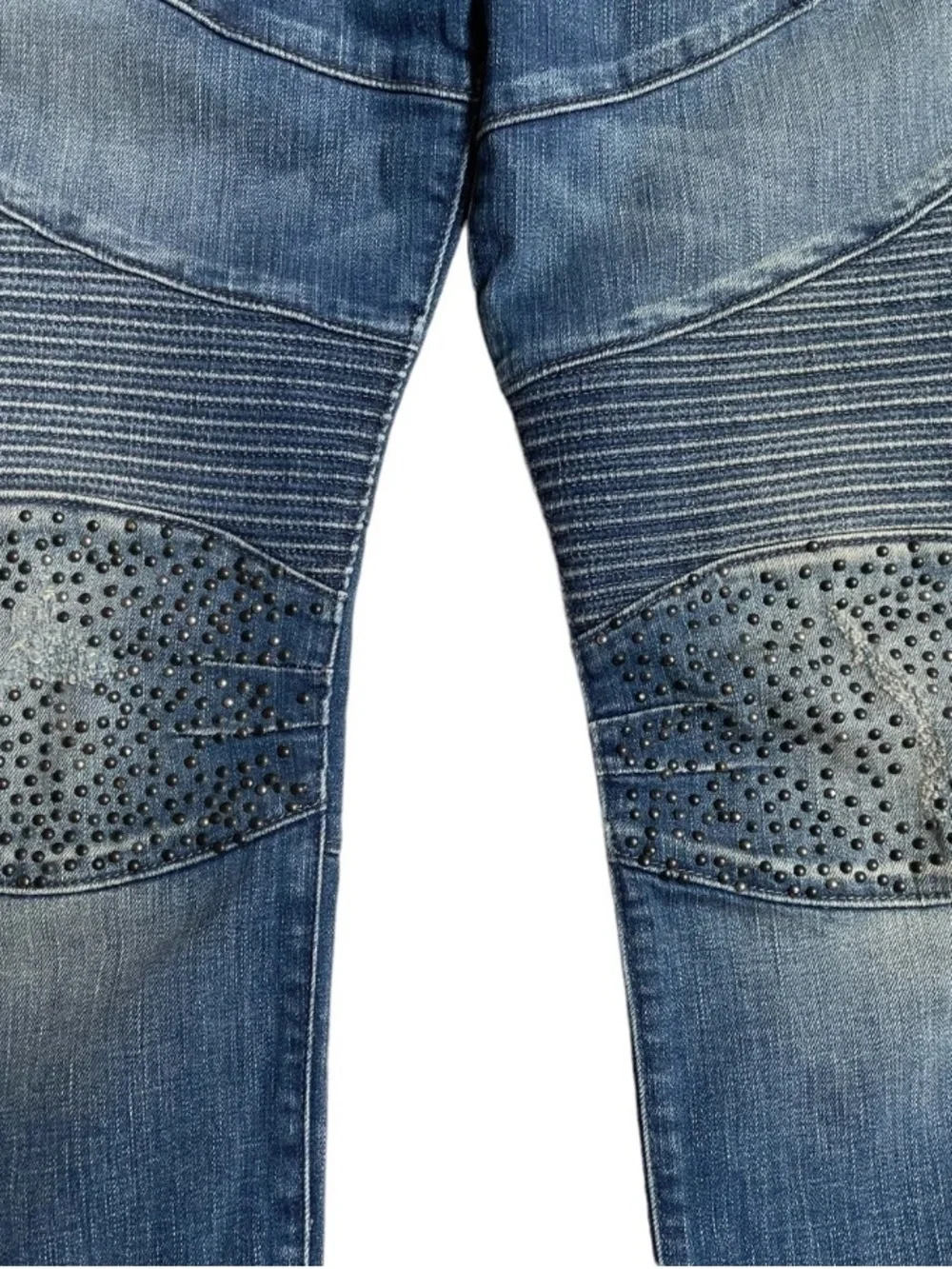 True Religion Mens Rocco Relaxed Skinny Classic Moto Jeans Sz 34